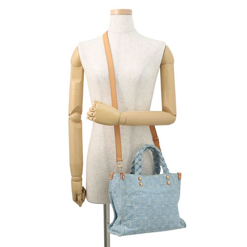 ルイヴィトン ハンドバッグ モノグラム・デニム レットゴー M24897 LOUIS VUITTON 2wayショルダーバッグ