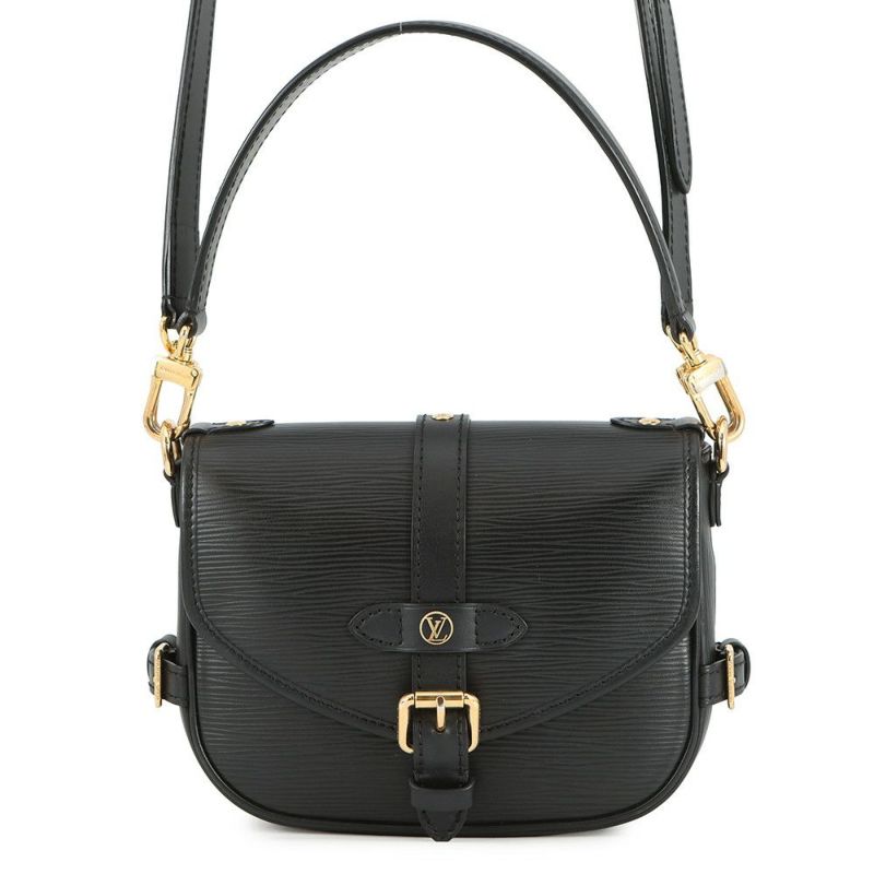 ルイヴィトン ハンドバッグ エピ ソミュール BB ヴィトン LOUIS VUITTON 2wayショルダーバッグ 黒 ブラック