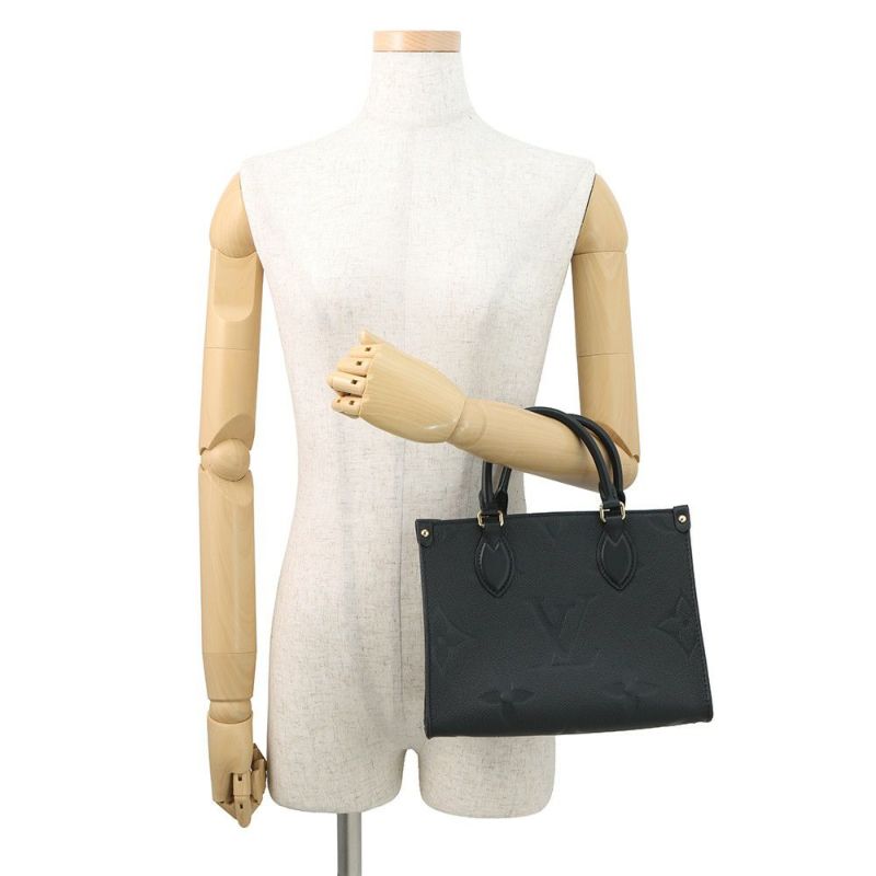 ルイヴィトン ハンドバッグ モノグラム・アンプラント オンザゴーPM M45653 黒 ブラック 2way