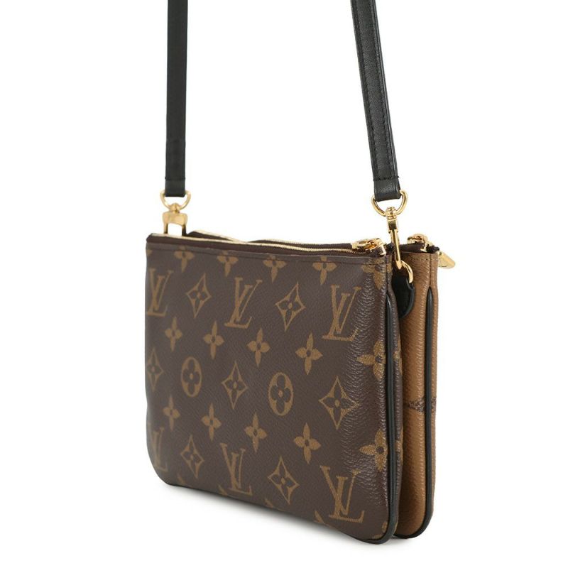 ルイヴィトン ショルダーバッグ モノグラム・ジャイアントリバース ポシェット・ドゥーブル ジップ M69203 LOUIS VUITTON クラッチ