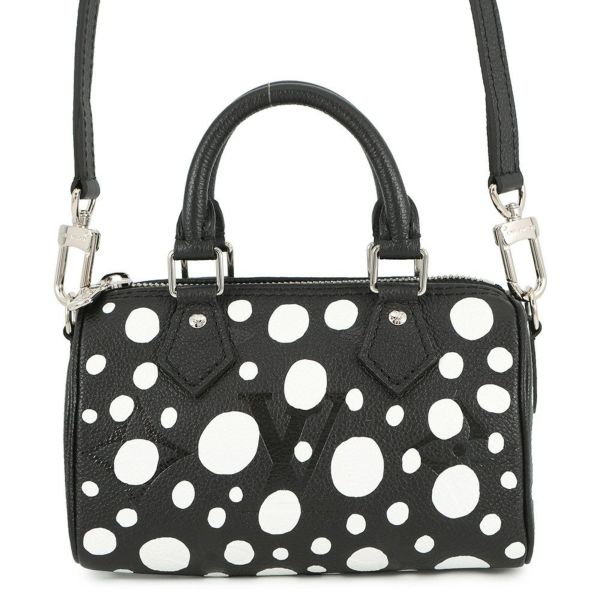 ルイヴィトン ハンドバッグ モノグラム・アンプラント/インフィニティ ドット LV × YK ナノ・スピーディ M81910 2way 草間彌生