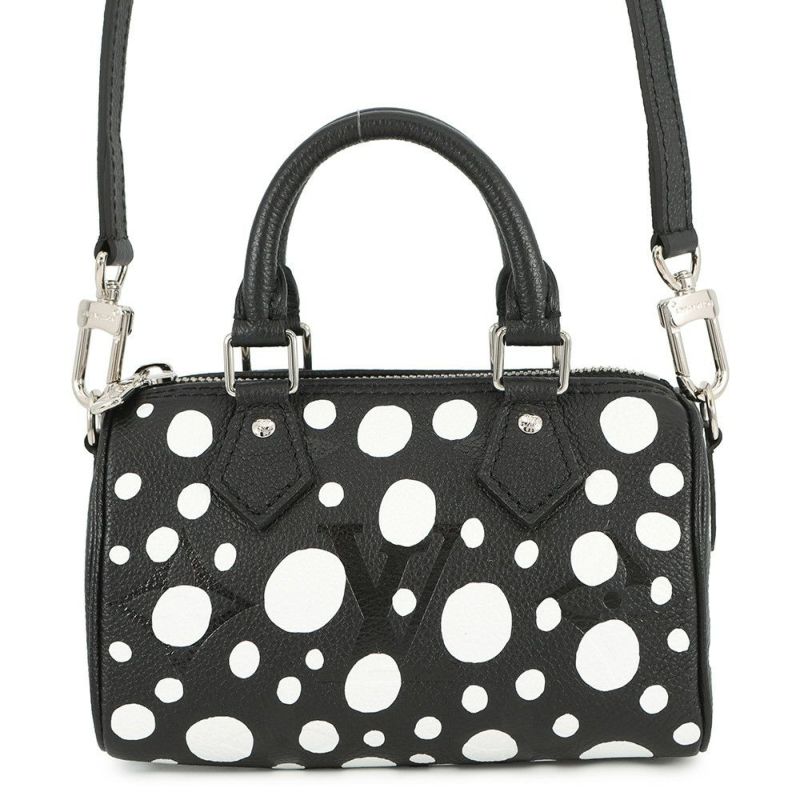 ルイヴィトン ハンドバッグ モノグラム・アンプラント/インフィニティ ドット LV × YK ナノ・スピーディ M81910 2way 草間彌生