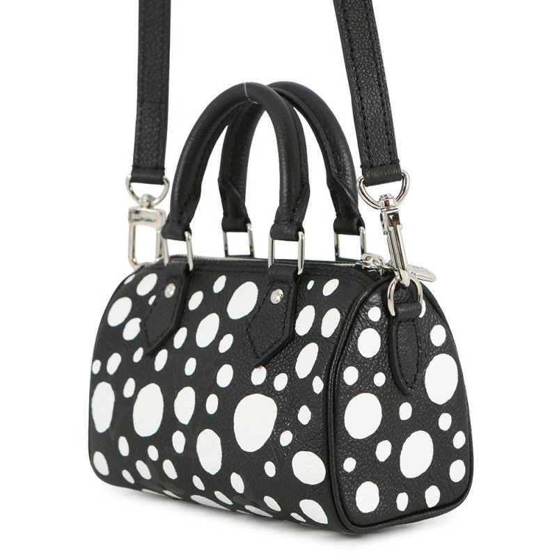 ルイヴィトン ハンドバッグ モノグラム・アンプラント/インフィニティ ドット LV × YK ナノ・スピーディ M81910 2way 草間彌生