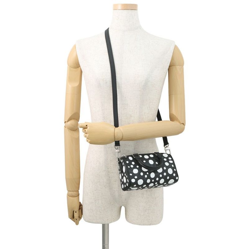 ルイヴィトン ハンドバッグ モノグラム・アンプラント/インフィニティ ドット LV × YK ナノ・スピーディ M81910 2way 草間彌生