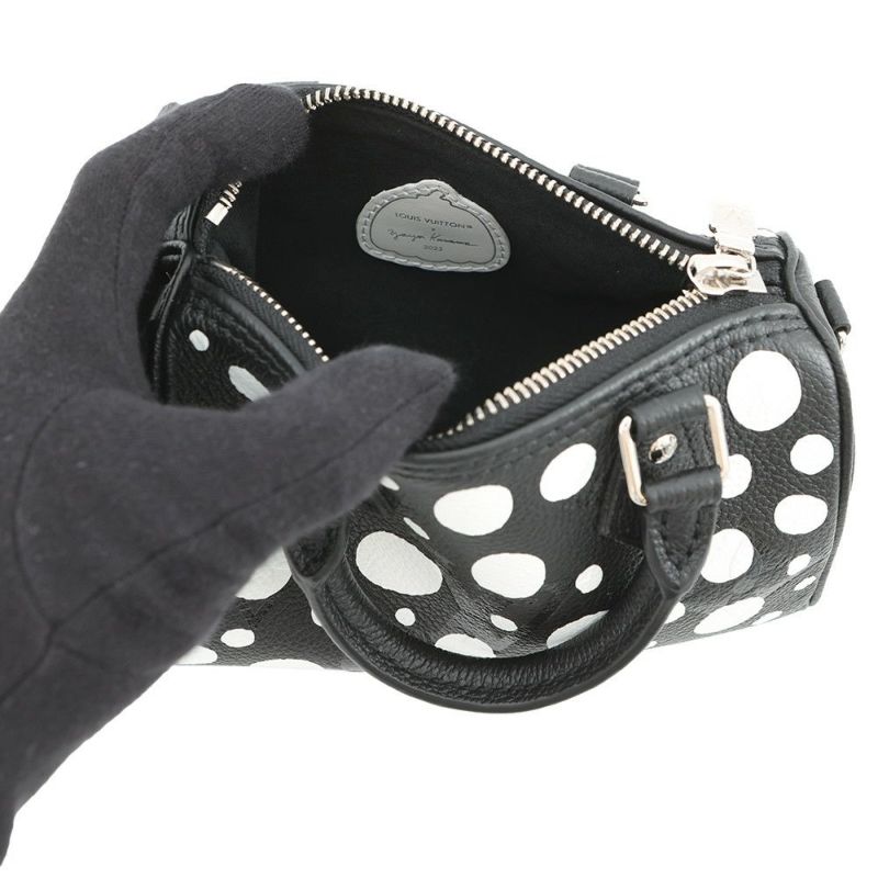 ルイヴィトン ハンドバッグ モノグラム・アンプラント/インフィニティ ドット LV × YK ナノ・スピーディ M81910 2way 草間彌生