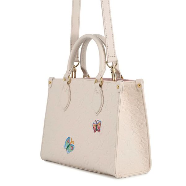 ルイヴィトン ハンドバッグ モノグラム・アンプラント LV × YK オンザゴーPM フラワー M21732 草間彌生