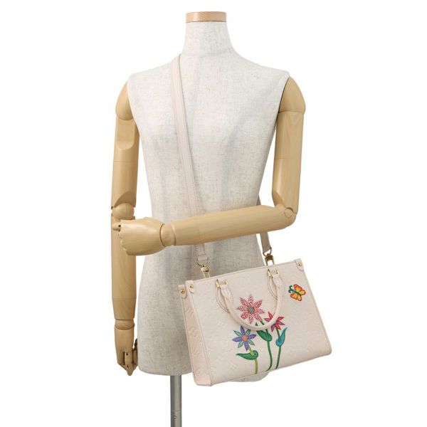 ルイヴィトン ハンドバッグ モノグラム・アンプラント LV × YK オンザゴーPM フラワー M21732 草間彌生