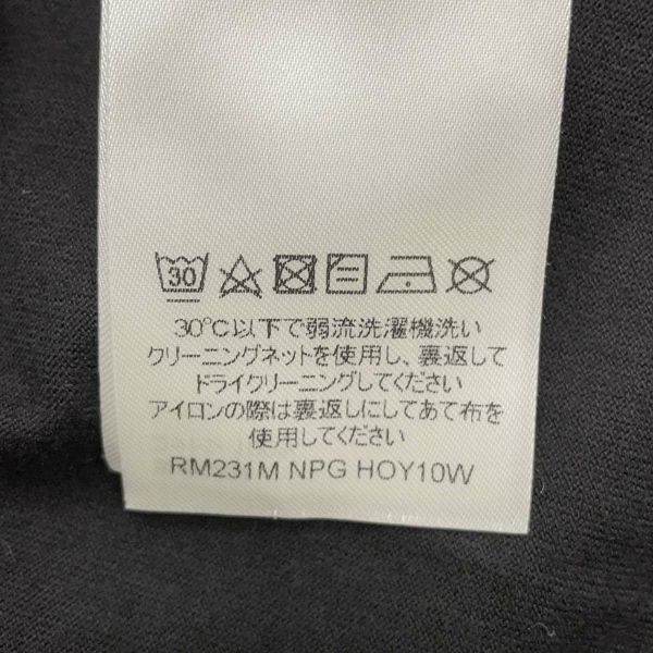 ルイヴィトン Tシャツ コットン LVコンサートプリン 1AARPC メンズサイズL LOUIS VUITTON トップス 黒