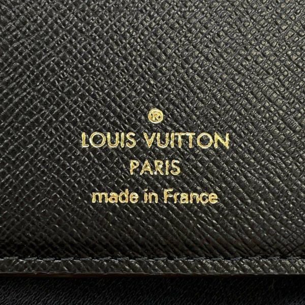 ルイヴィトン 二つ折り財布 モノグラム/モノグラム・リバース ポルトフォイユ・ルー M81461 LOUIS VUITTON 黒