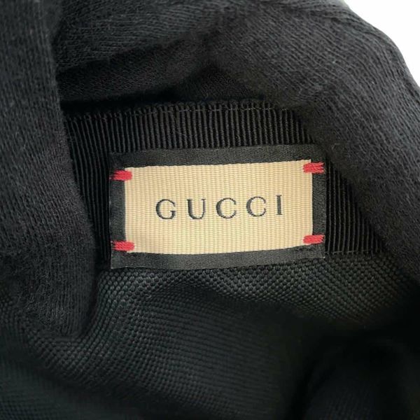 グッチ キャップ ジャンボGGキャンバス ベースボールキャップ コットン サイズXL GUCCI 帽子 メンズ 黒