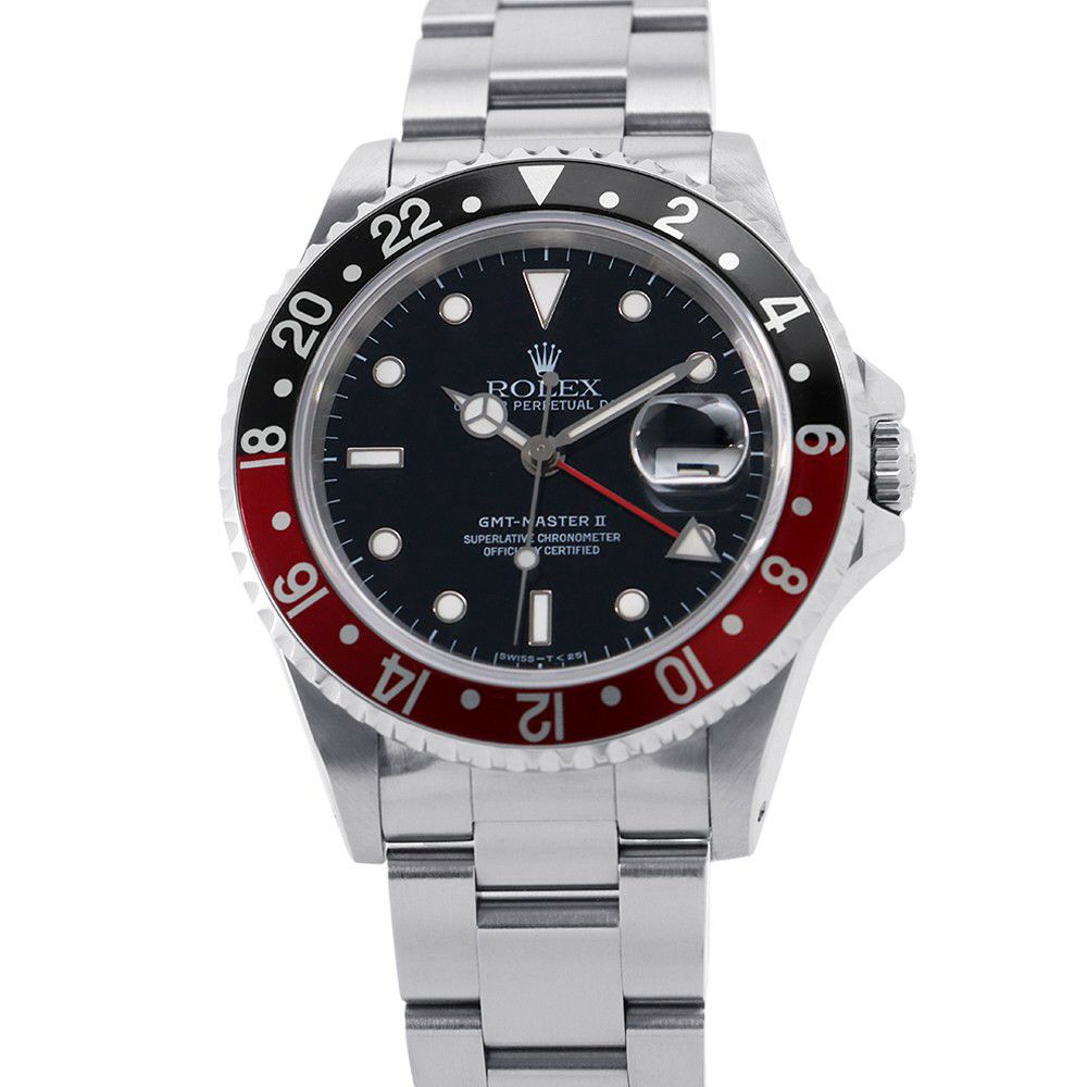 ロレックス GMTマスター2 デイト T番 16710 ROLEX 腕時計 ウォッチ 黒文字盤