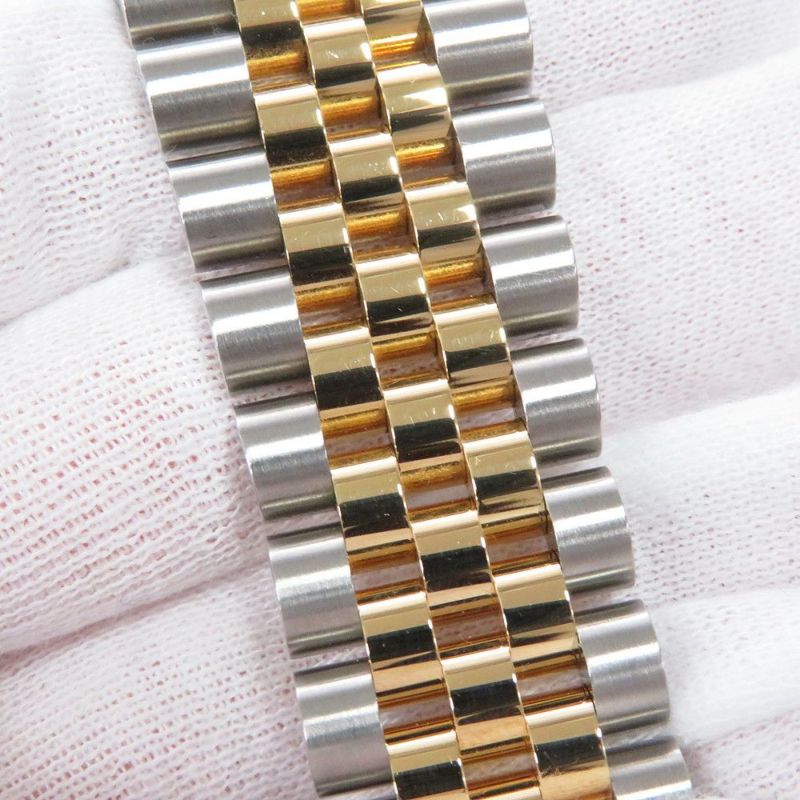 ロレックス デイトジャスト2 36 126233 ランダムシリアル ルーレット ROLEX 腕時計 黒文字盤 10Pダイヤ