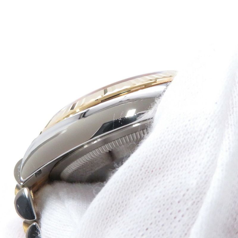 ロレックス デイトジャスト2 36 126233 ランダムシリアル ルーレット ROLEX 腕時計 黒文字盤 10Pダイヤ