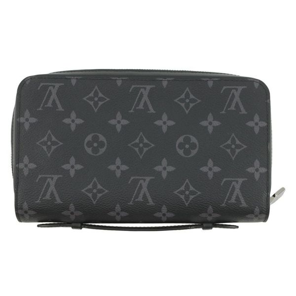 ルイヴィトン 長財布 モノグラム・エクリプス ジッピーXL M61698 LOUIS VUITTON ヴィトン 財布 メンズ 黒 ブラック