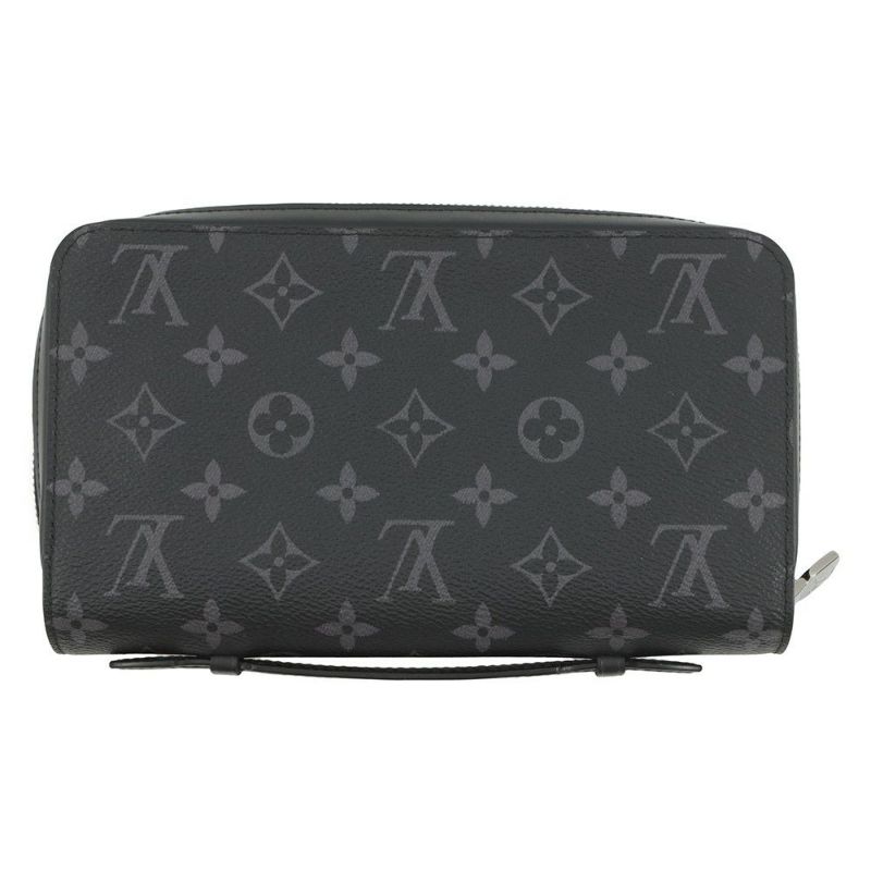 ルイヴィトン 長財布 モノグラム・エクリプス ジッピーXL M61698 LOUIS VUITTON ヴィトン 財布 メンズ 黒 ブラック