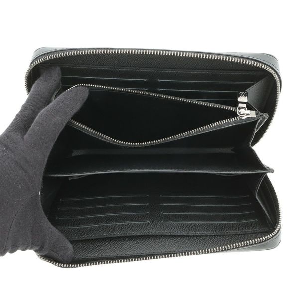 ルイヴィトン 長財布 モノグラム・エクリプス ジッピーXL M61698 LOUIS VUITTON ヴィトン 財布 メンズ 黒 ブラック