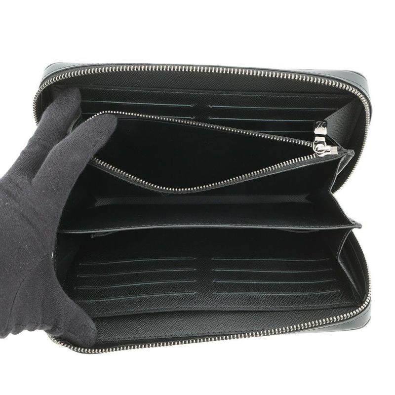 ルイヴィトン 長財布 モノグラム・エクリプス ジッピーXL M61698 LOUIS VUITTON ヴィトン 財布 メンズ 黒 ブラック