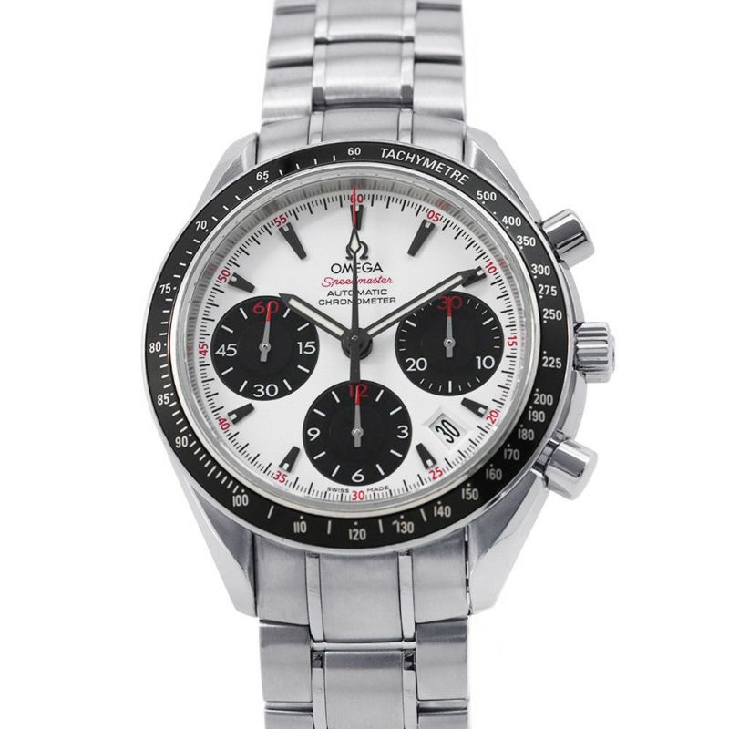 オメガ スピードマスター デイト クロノグラフ 323.30.40.40.04.001 OMEGA 腕時計 ウォッチ 白文字盤