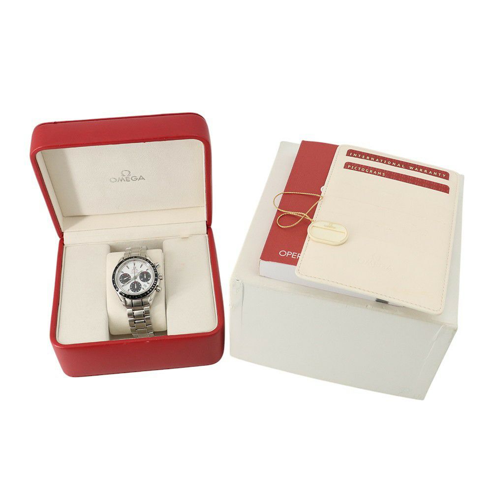 オメガ スピードマスター デイト クロノグラフ 323.30.40.40.04.001 OMEGA 腕時計 ウォッチ 白文字盤