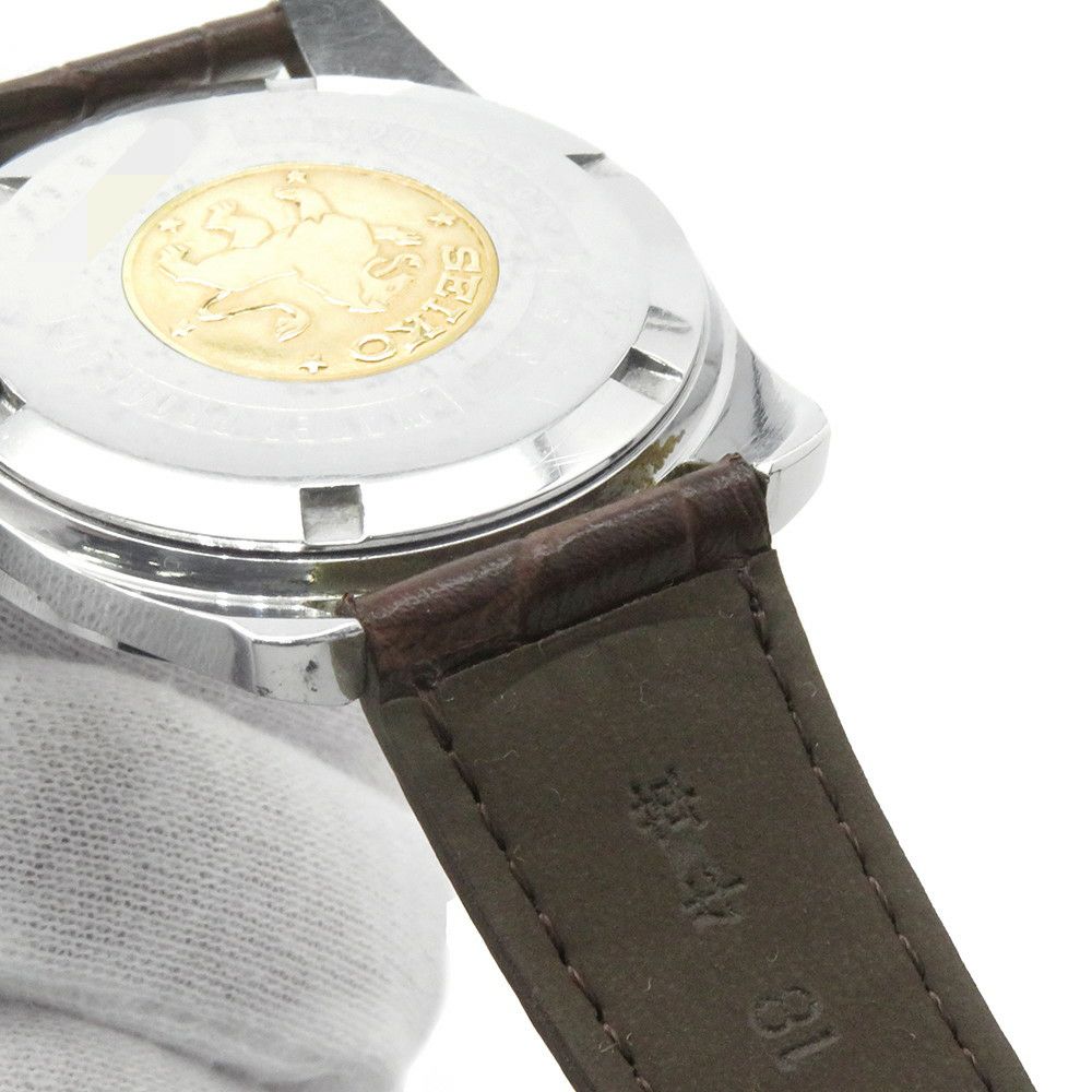 セイコー キングセイコー クロノメーター 後期型 ライオンメダリオン 4420-9990 SEIKO 腕時計 シルバー文字盤