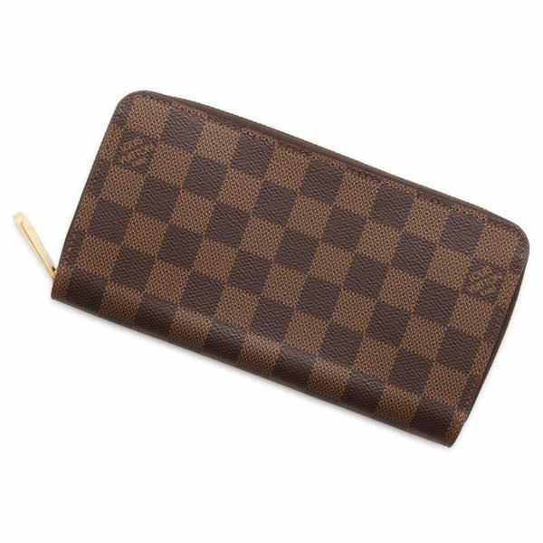 ルイヴィトン 長財布 ダミエ・エベヌ ジッピー・ウォレット N41661 LOUIS VUITTON ヴィトン 財布