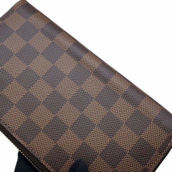 ルイヴィトン 長財布 ダミエ・エベヌ ジッピー・ウォレット N41661 LOUIS VUITTON ヴィトン 財布