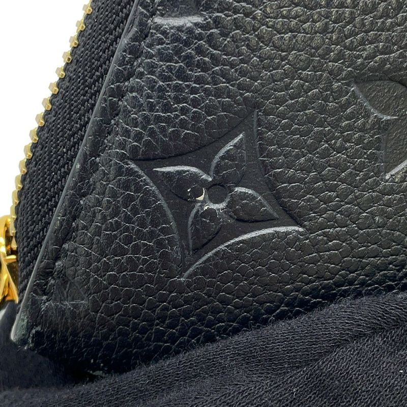 ルイヴィトン 長財布 モノグラム・アンプラント ポルトフォイユ・クレマンス M60171 LOUIS VUITTON ヴィトン 黒 ブラック