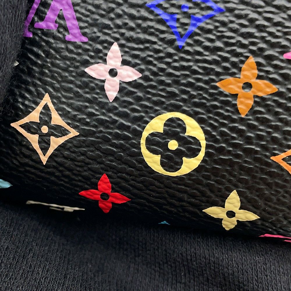 ルイヴィトン モノグラム・マルチカラー LV × TM ジッピー・ウォレット M60244 LOUIS VUITTON 村上隆 黒 ブラック