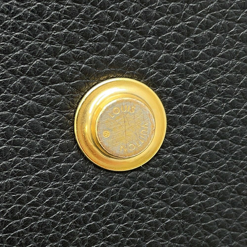 ルイヴィトン ハンドバッグ カーフレザー/モノグラム・マヒナ オンマイサイドGM M22225 LOUIS VUITTON ヴィトン 黒 ブラック