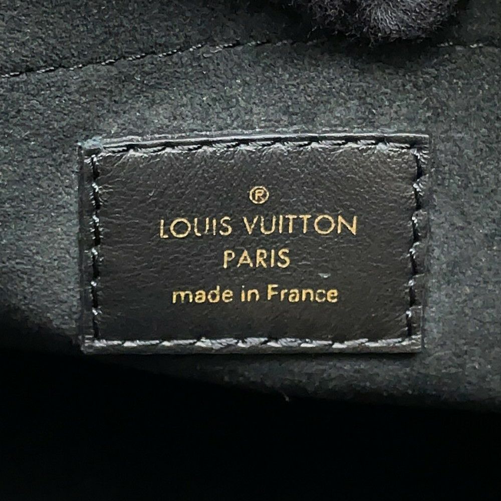 ルイヴィトン ハンドバッグ カーフレザー/モノグラム・マヒナ オンマイサイドGM M22225 LOUIS VUITTON ヴィトン 黒 ブラック