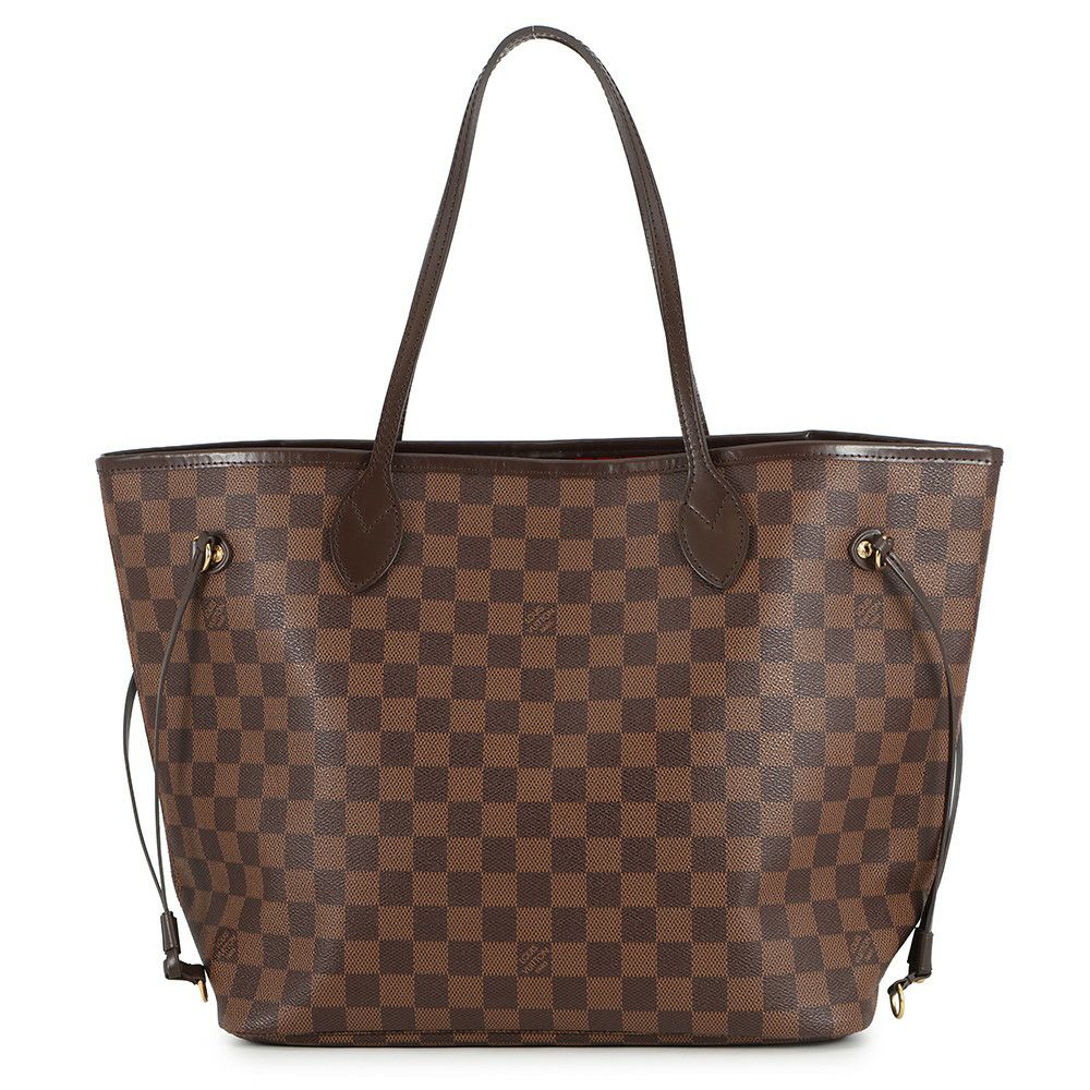 ルイヴィトン トートバッグ ダミエ・エベヌ ネヴァーフルMM ポーチ付き N41358 LOUIS VUITTON ヴィトン バッグ