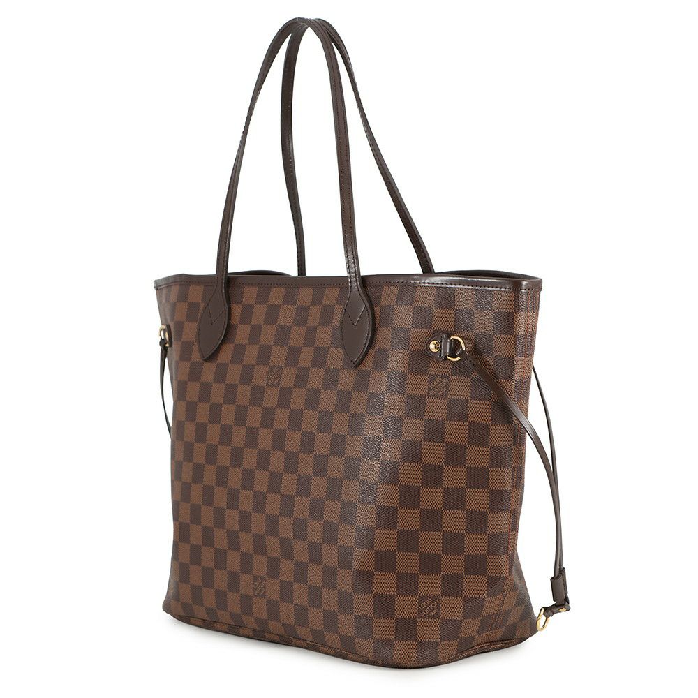 ルイヴィトン トートバッグ ダミエ・エベヌ ネヴァーフルMM ポーチ付き N41358 LOUIS VUITTON ヴィトン バッグ