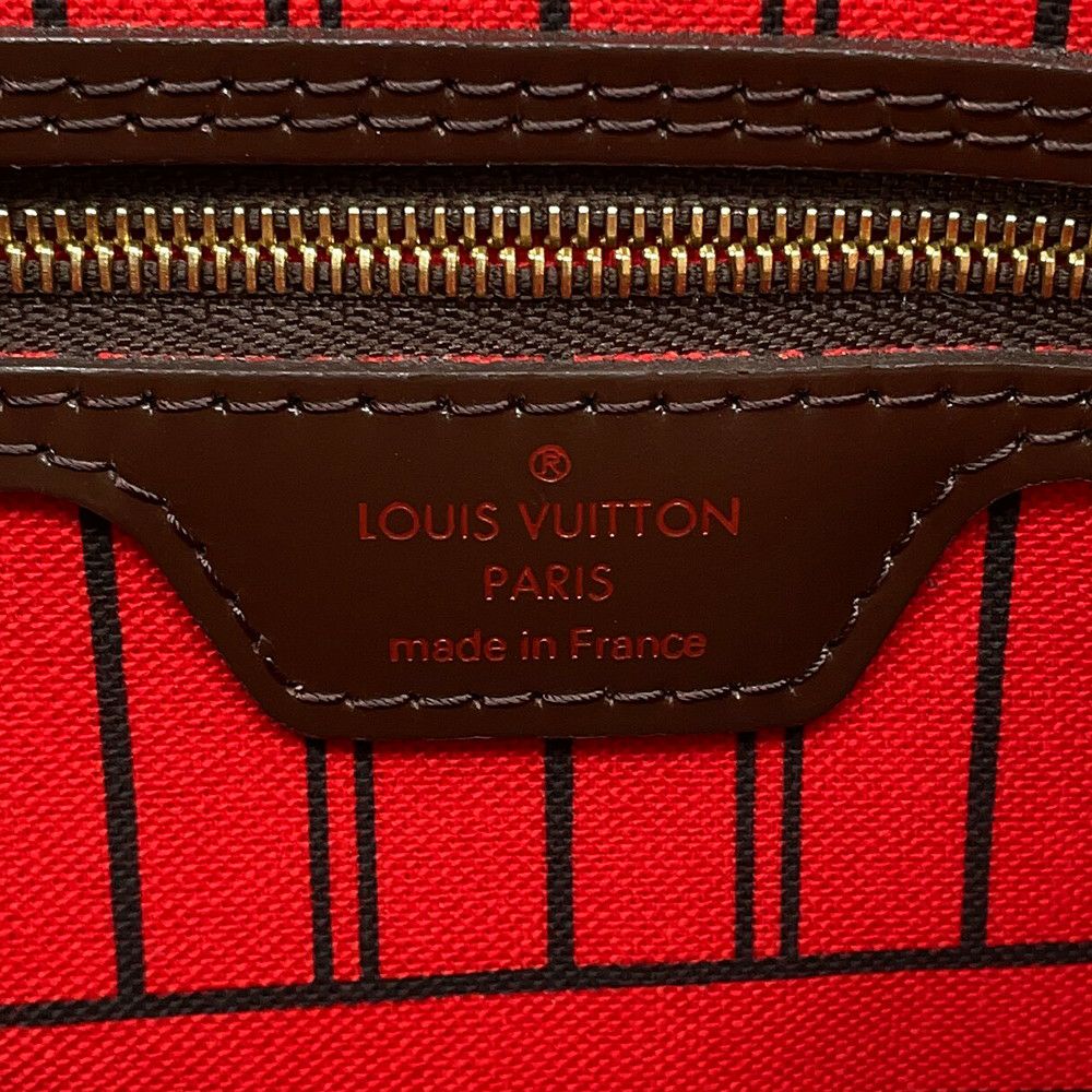 ルイヴィトン トートバッグ ダミエ・エベヌ ネヴァーフルMM ポーチ付き N41358 LOUIS VUITTON ヴィトン バッグ