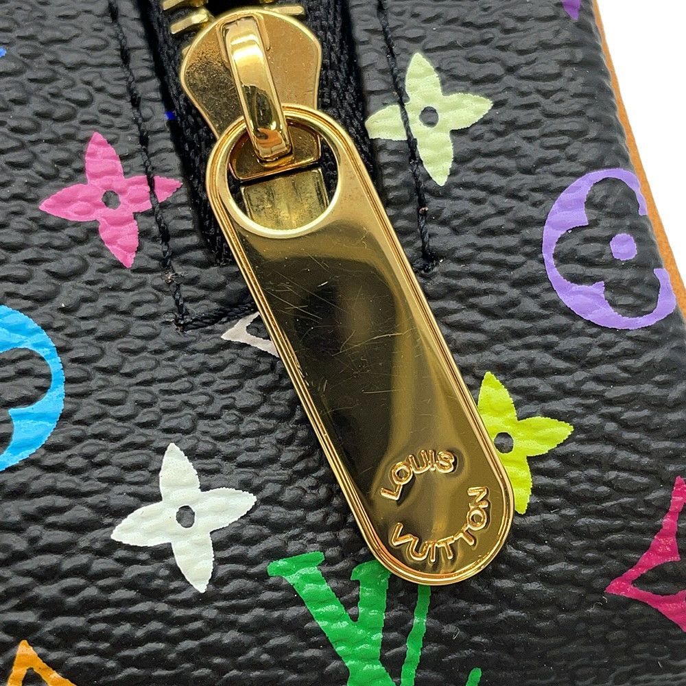 ルイヴィトン ポーチ モノグラム・マルチカラー LV × TM トゥルース・ワピティ M58034 LOUIS VUITTON 小物入れ 村上隆