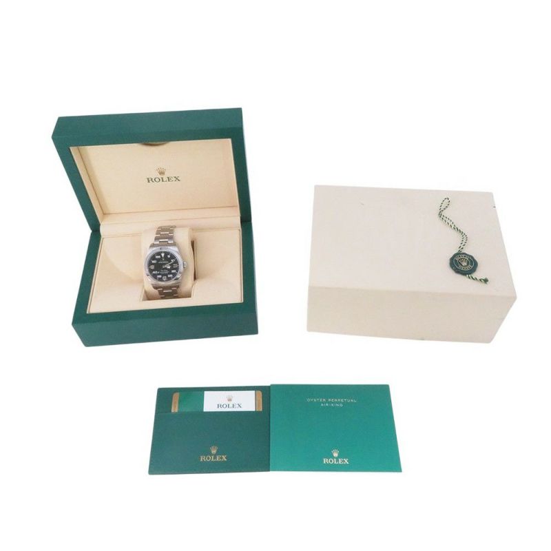 ロレックス エアキング ランダムシリアル ルーレット 116900 ROLEX 腕時計 黒文字盤