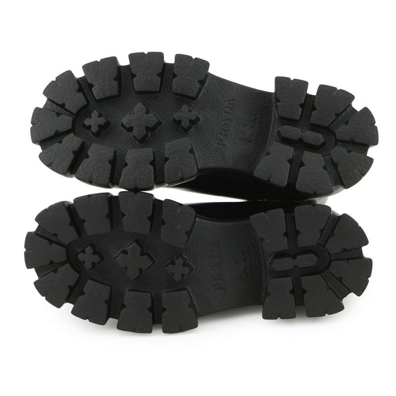 プラダ ブーツ モノリス サイドゴア アンクルブーツ レディースサイズ35 1/2 1T725L PRADA 靴 黒