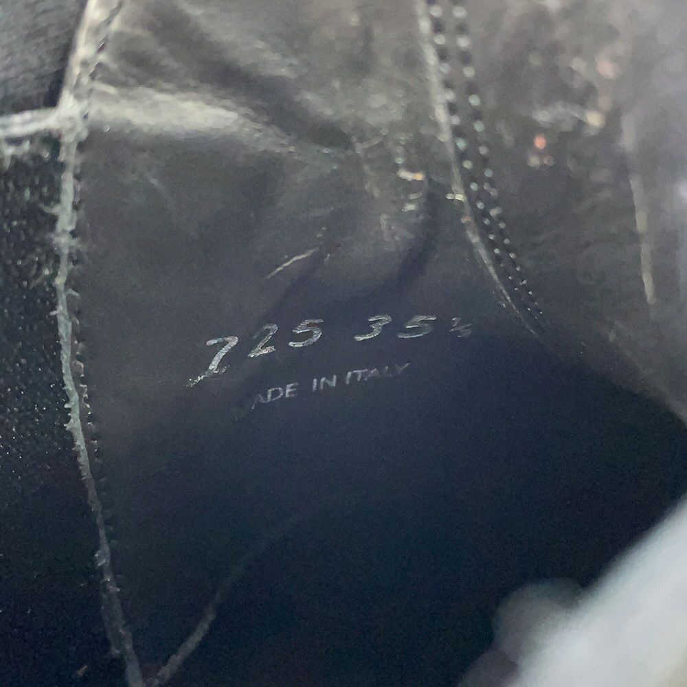 プラダ ブーツ モノリス サイドゴア アンクルブーツ レディースサイズ35 1/2 1T725L PRADA 靴 黒