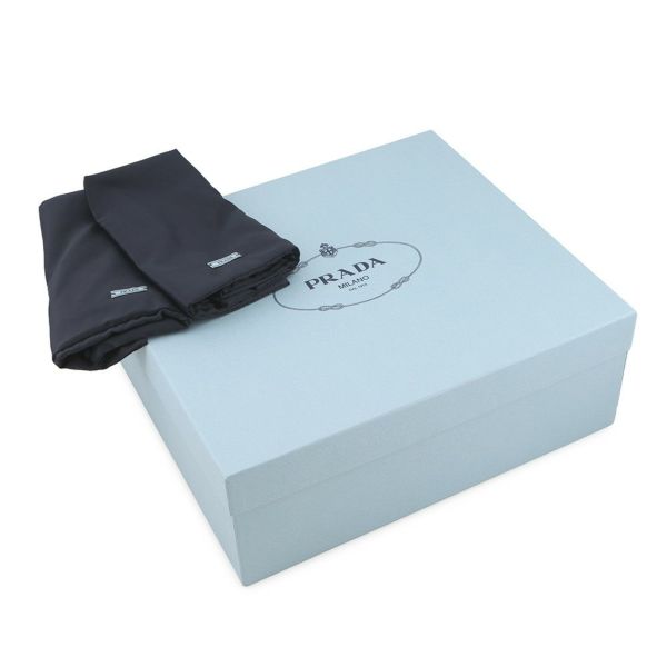 プラダ ブーツ モノリス サイドゴア アンクルブーツ レディースサイズ35 1/2 1T725L PRADA 靴 黒