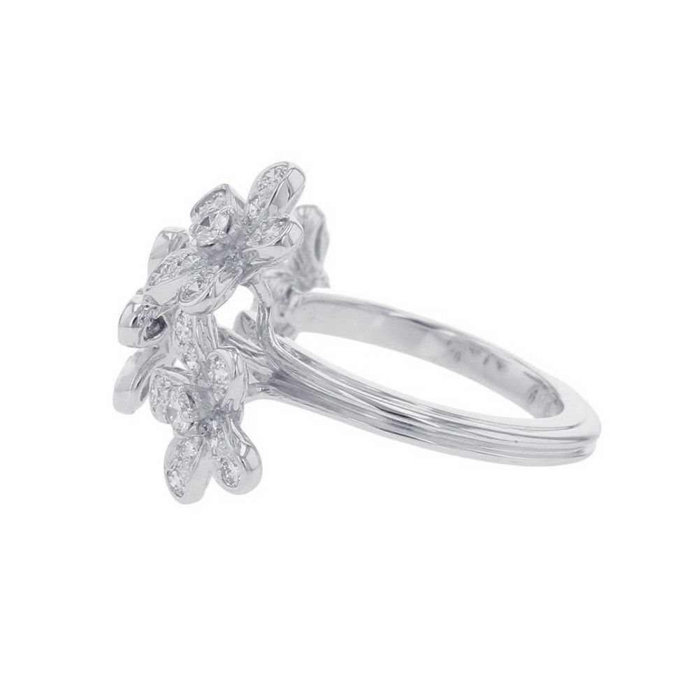 ヴァンクリーフ&アーペル リング ソクラテス アントレ レ ドア リング ダイヤモンド 44P 0.88ct K18WG サイズ48 VCARB14500 指輪