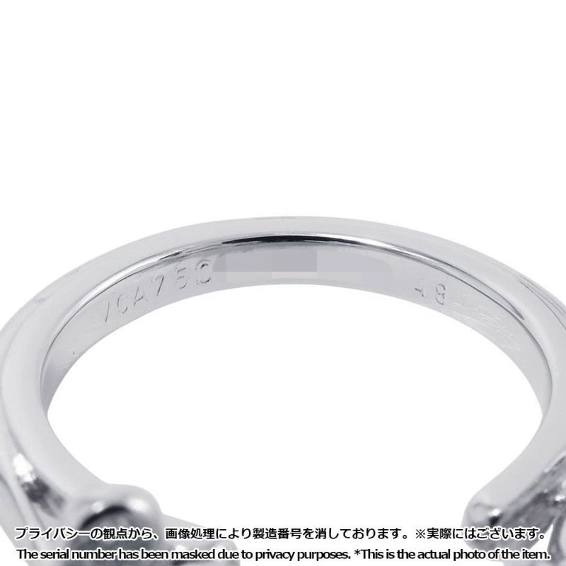 ヴァンクリーフ&アーペル リング ソクラテス アントレ レ ドア リング ダイヤモンド 44P 0.88ct K18WG サイズ48 VCARB14500 指輪