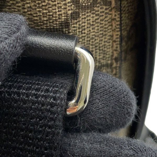 グッチ ショルダーバッグ GGスプリーム/レザー 406367 GUCCI メッセンジャーバッグ 黒