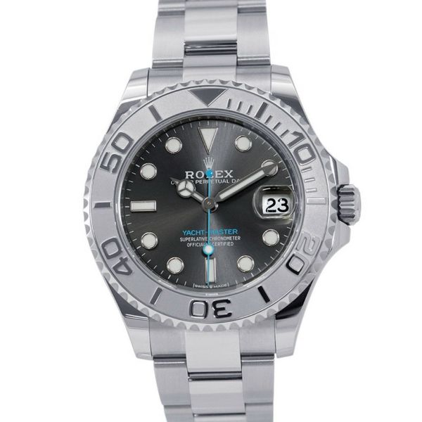 ロレックス ヨットマスター ダークロジウム SSランダムシリアル ルーレット 268622 ROLEX 腕時計 スレート文字盤