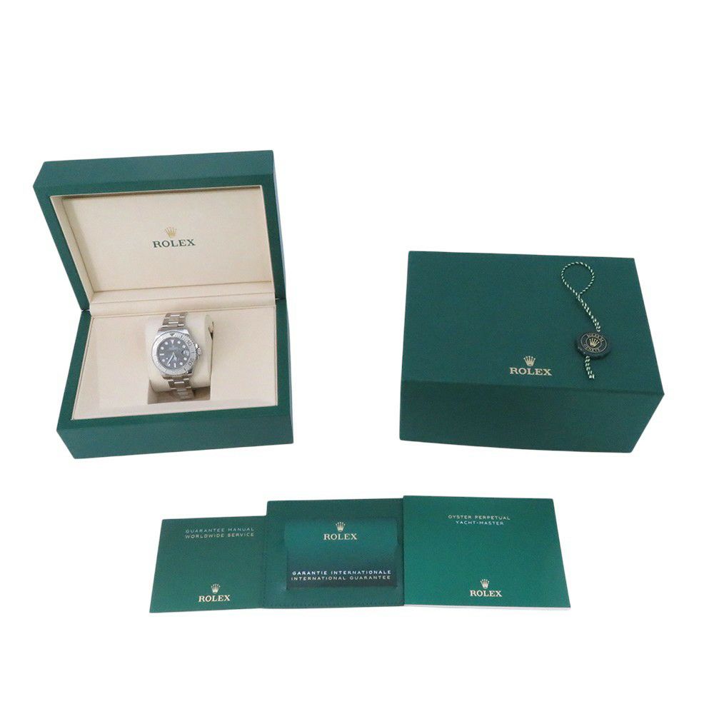 ロレックス ヨットマスター ダークロジウム SSランダムシリアル ルーレット 268622 ROLEX 腕時計 スレート文字盤