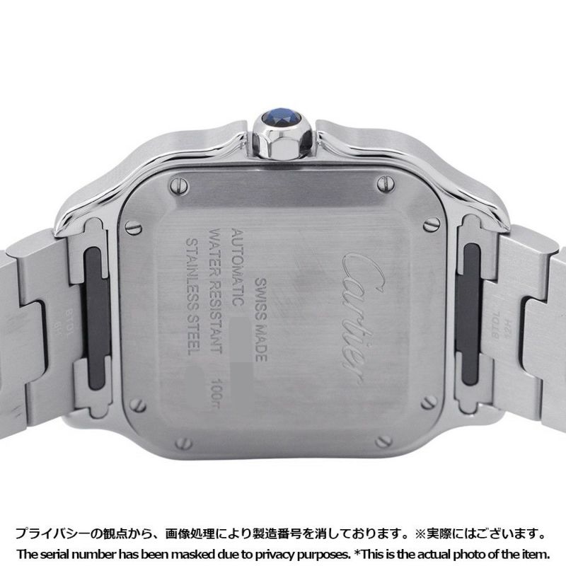 カルティエ サントス ドゥ カルティエ WSSA0061 Cartier 腕時計 スモーキーグリーン文字盤