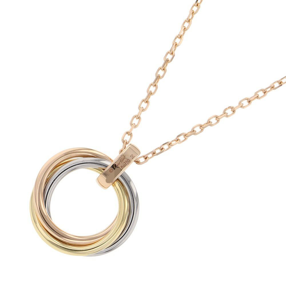 カルティエ ネックレス トリニティ ダイヤモンド 5P K18PG/K18YG/K18WG B7058700 Cartier ペンダント