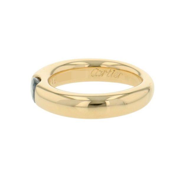 カルティエ リング エリプス サファイア K18YGイエローゴールド リングサイズ48 Cartier Ellipse 指輪