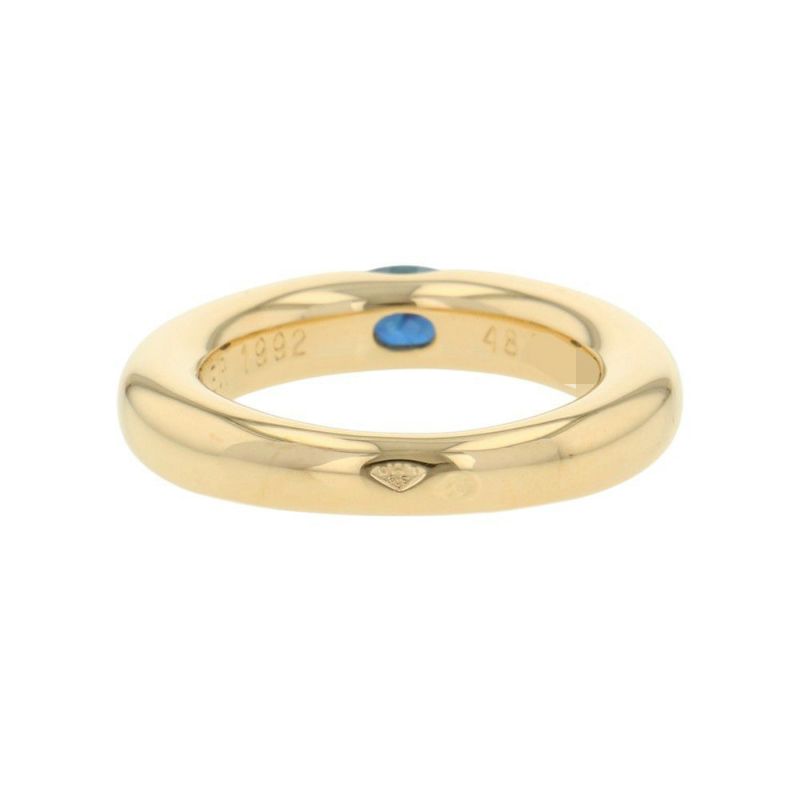 カルティエ リング エリプス サファイア K18YGイエローゴールド リングサイズ48 Cartier Ellipse 指輪