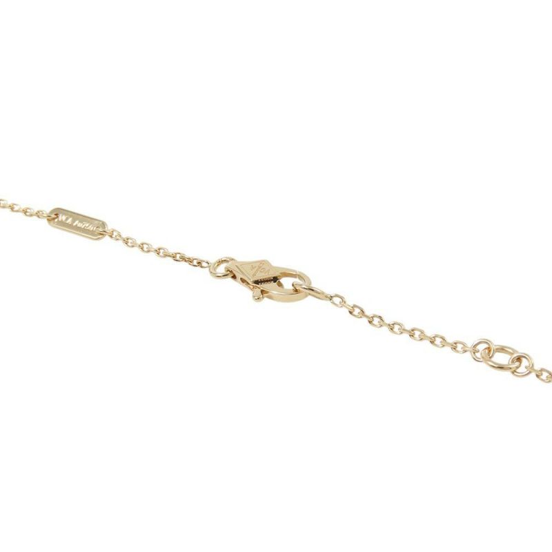 ヴァンクリーフ&アーペル ネックレス スウィート パピヨン ペンダント マザーオブパール K18YGイエローゴールド VCARF69300