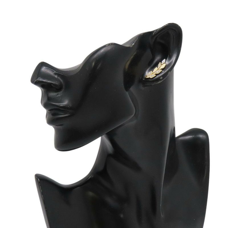 ティファニー ピアス ビクトリア ヴァイン クライマー ピアス ダイヤモンド 計0.33ct K18YGイエローゴールド Tiffany&Co.