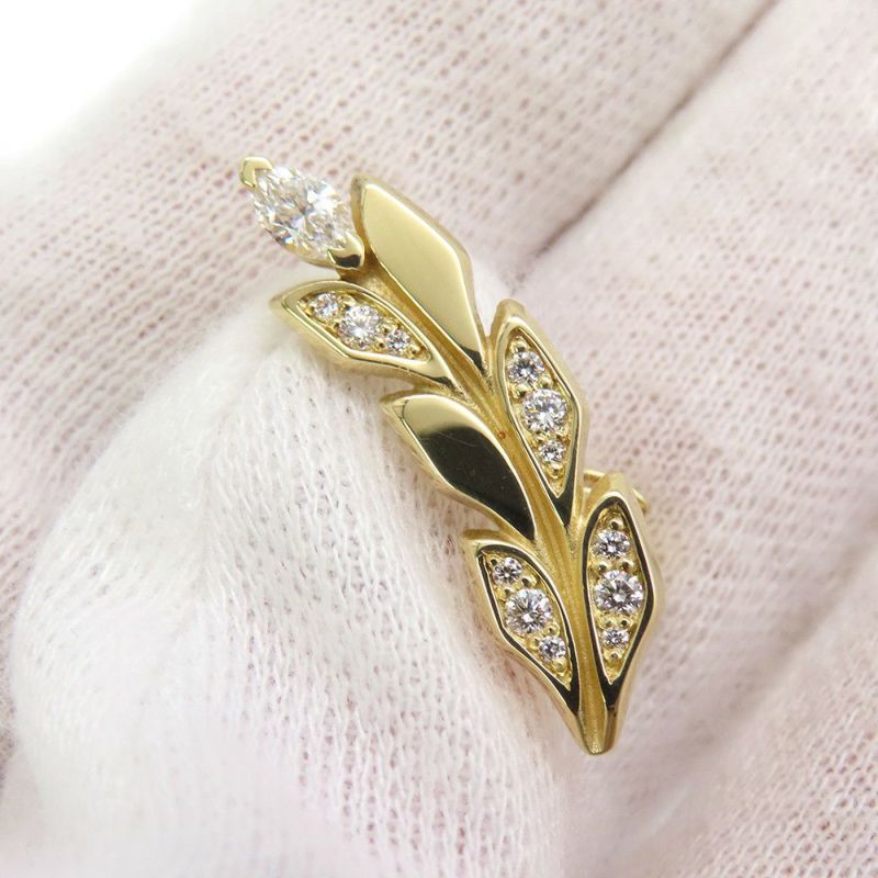 ティファニー ピアス ビクトリア ヴァイン クライマー ピアス ダイヤモンド 計0.33ct K18YGイエローゴールド Tiffany&Co.